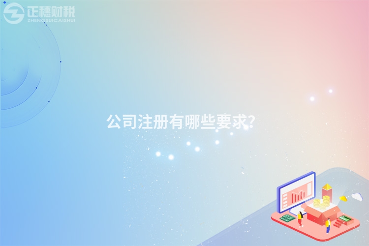 公司注冊有哪些要求？
