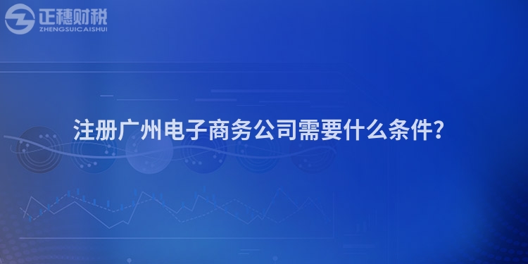 注冊廣州電子商務公司需要什么條件？