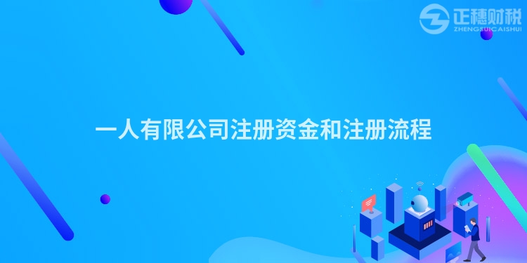 一人有限公司注冊資金和注冊流程