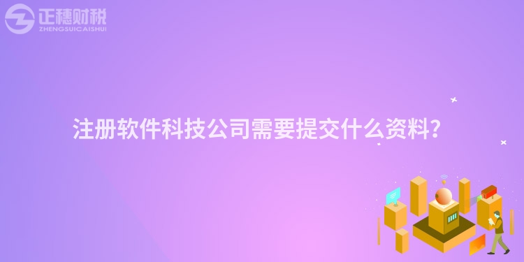 注冊(cè)軟件科技公司需要提交什么資料？
