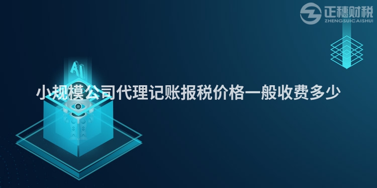 小規模公司代理記賬報稅價格一般收費多少