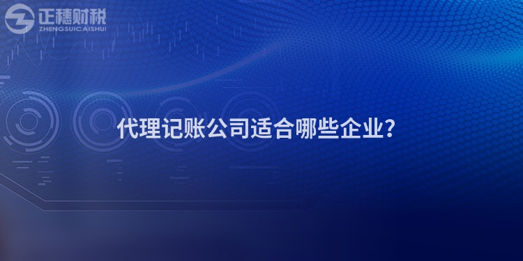代理記賬公司適合哪些企業？