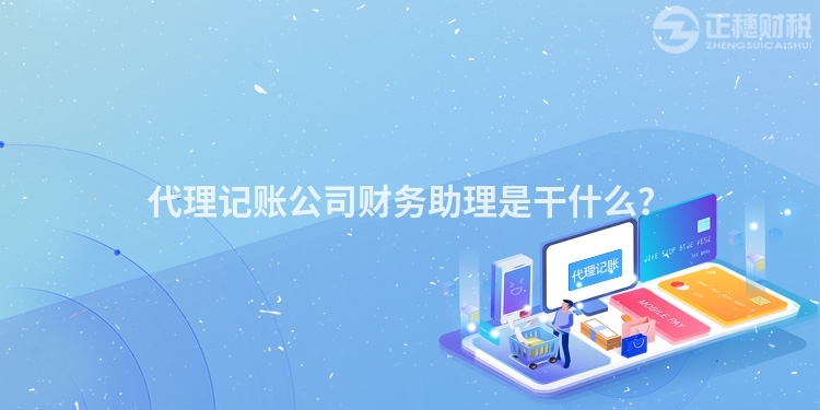 代理記賬公司財務助理是干什么？