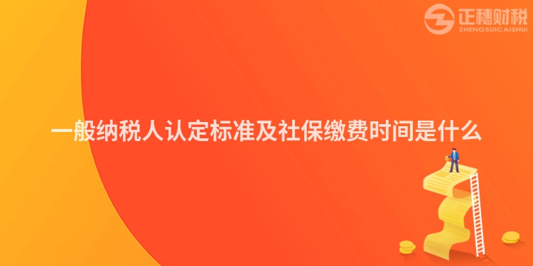 一般納稅人認定標(biāo)準(zhǔn)及社保繳費時間是什么