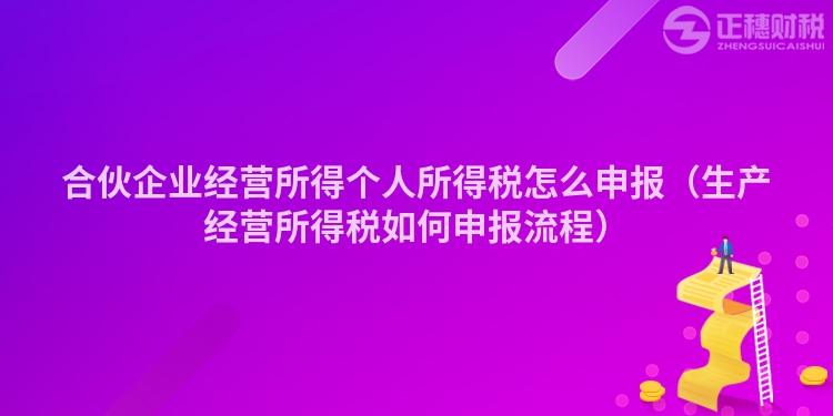 合伙企業(yè)經(jīng)營所得個人所得稅怎么申報(生產(chǎn)經(jīng)營所得稅如何申報流程)