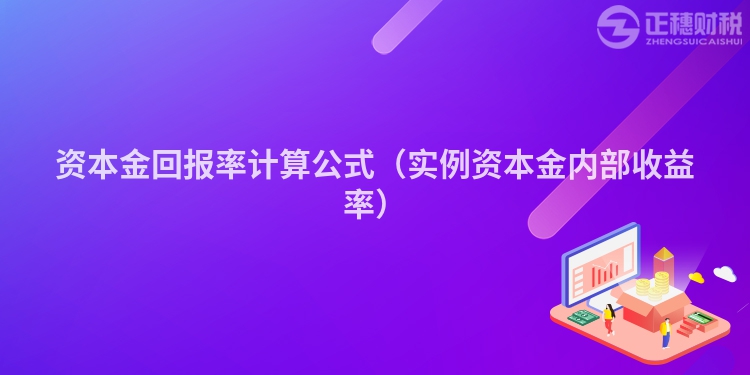 資本金回報率計算公式（實例資本金內(nèi)部收益率）