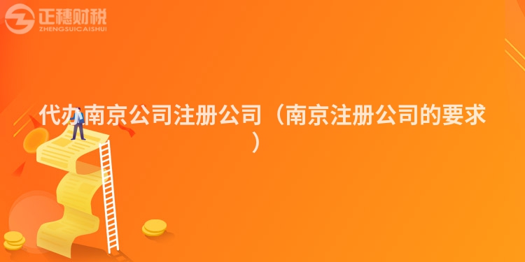 代辦南京公司注冊(cè)公司(南京注冊(cè)公司的要求)